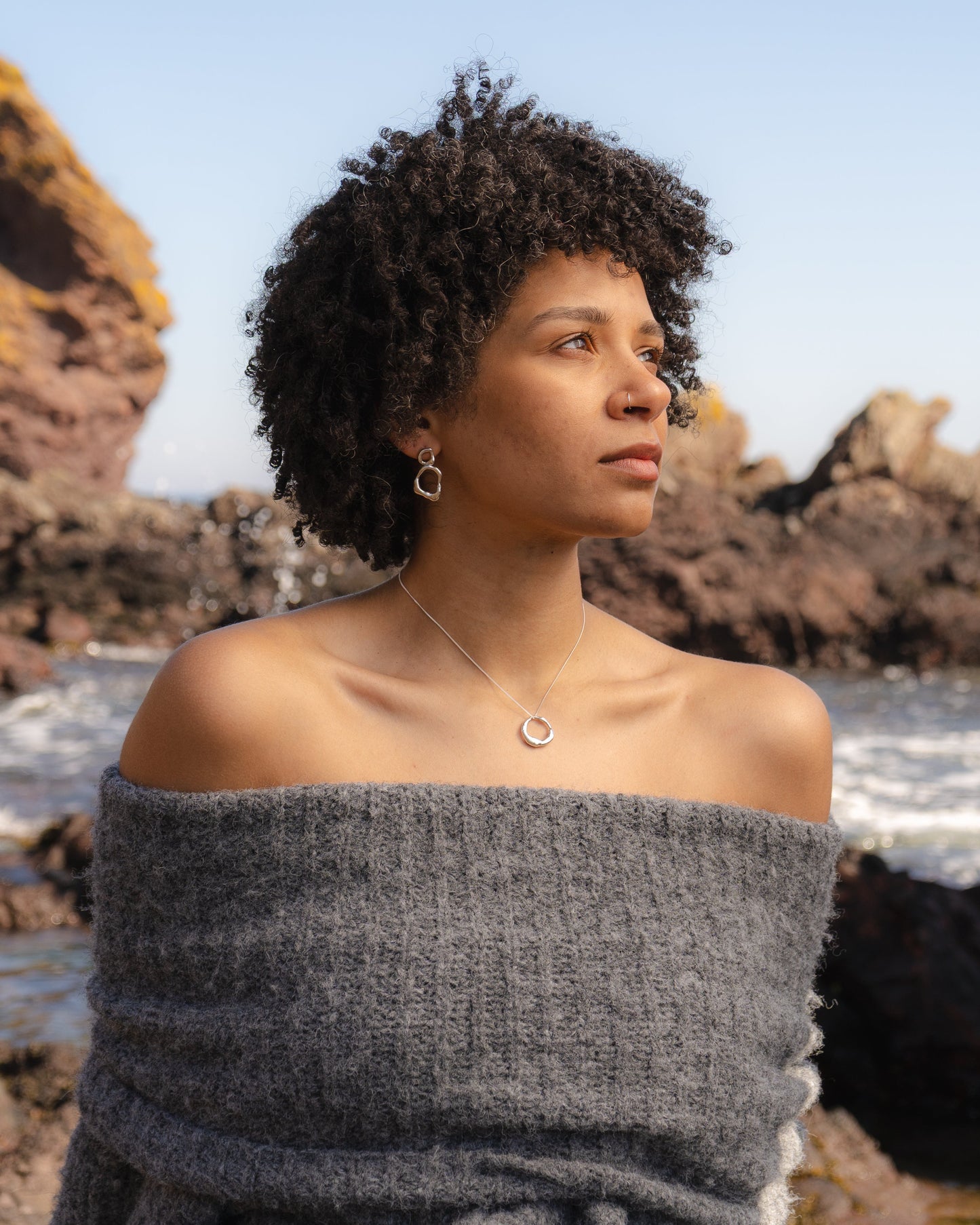 Molten Stack Earrings