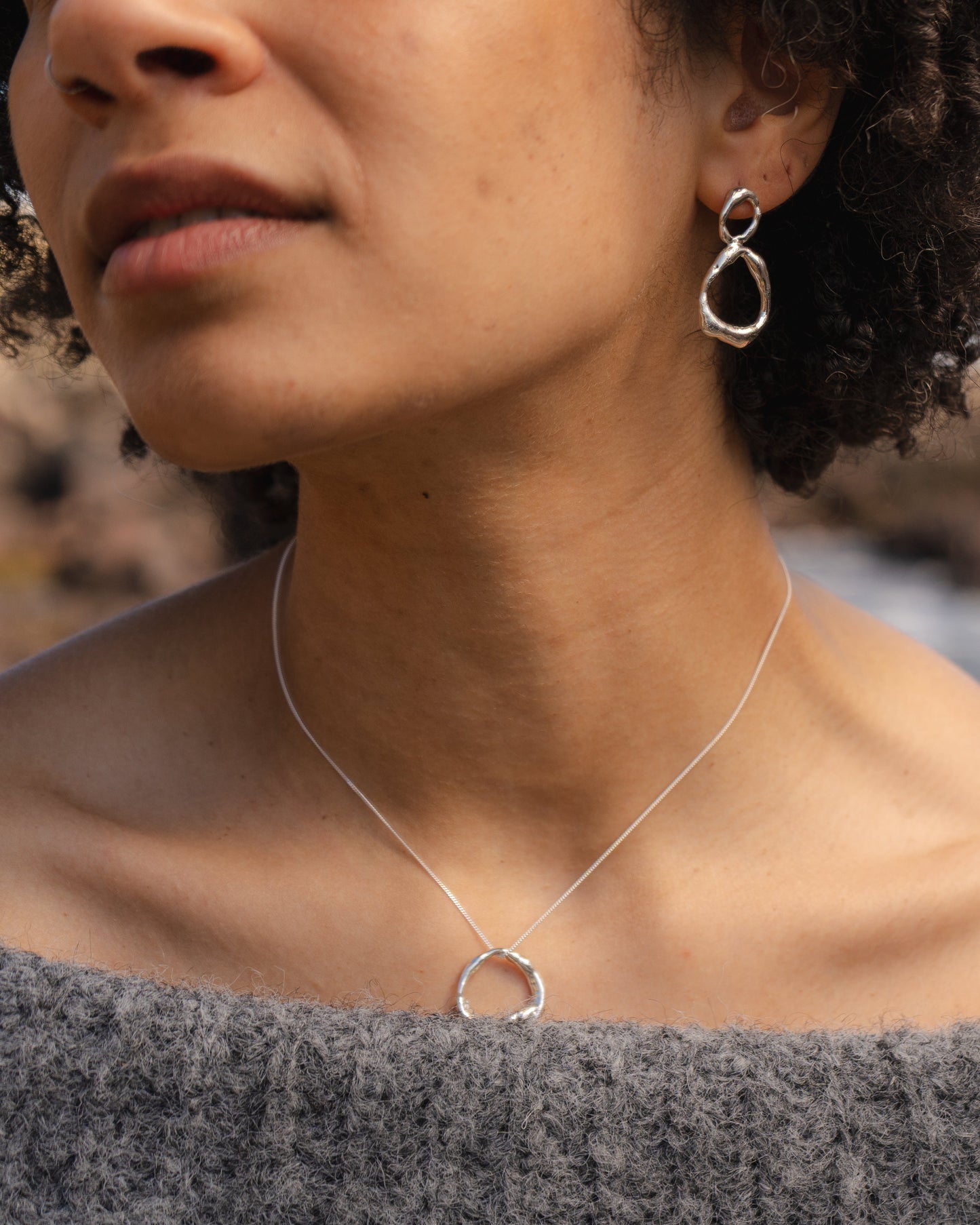 Molten Stack Earrings