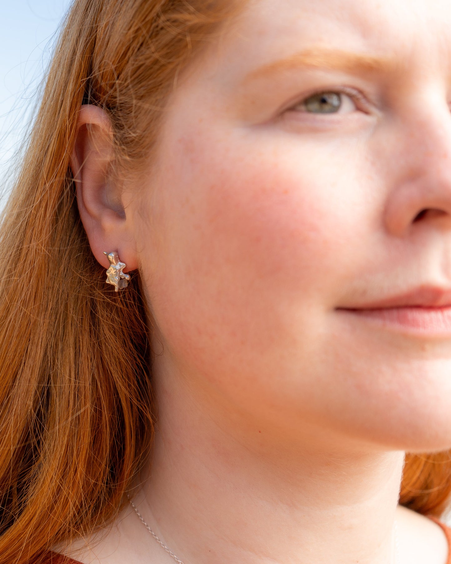 Sea Glass Scrap Earrings
