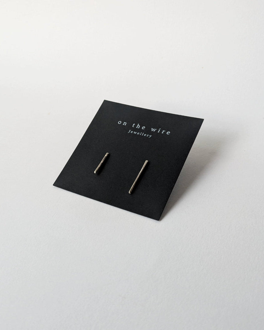 Mini Hammered Line Studs