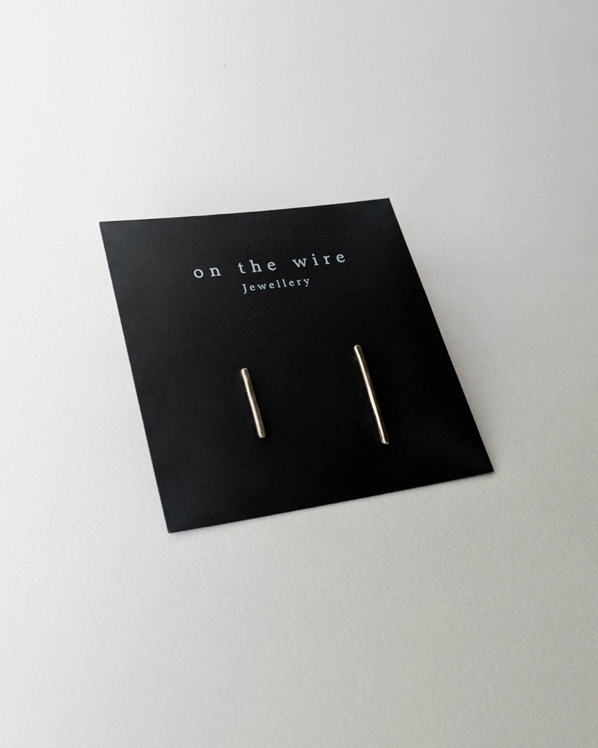 Mini Hammered Line Studs