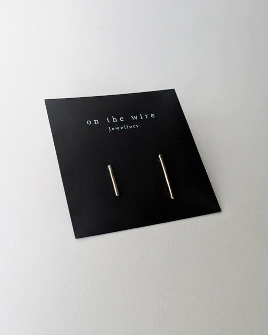 Mini Hammered Line Studs
