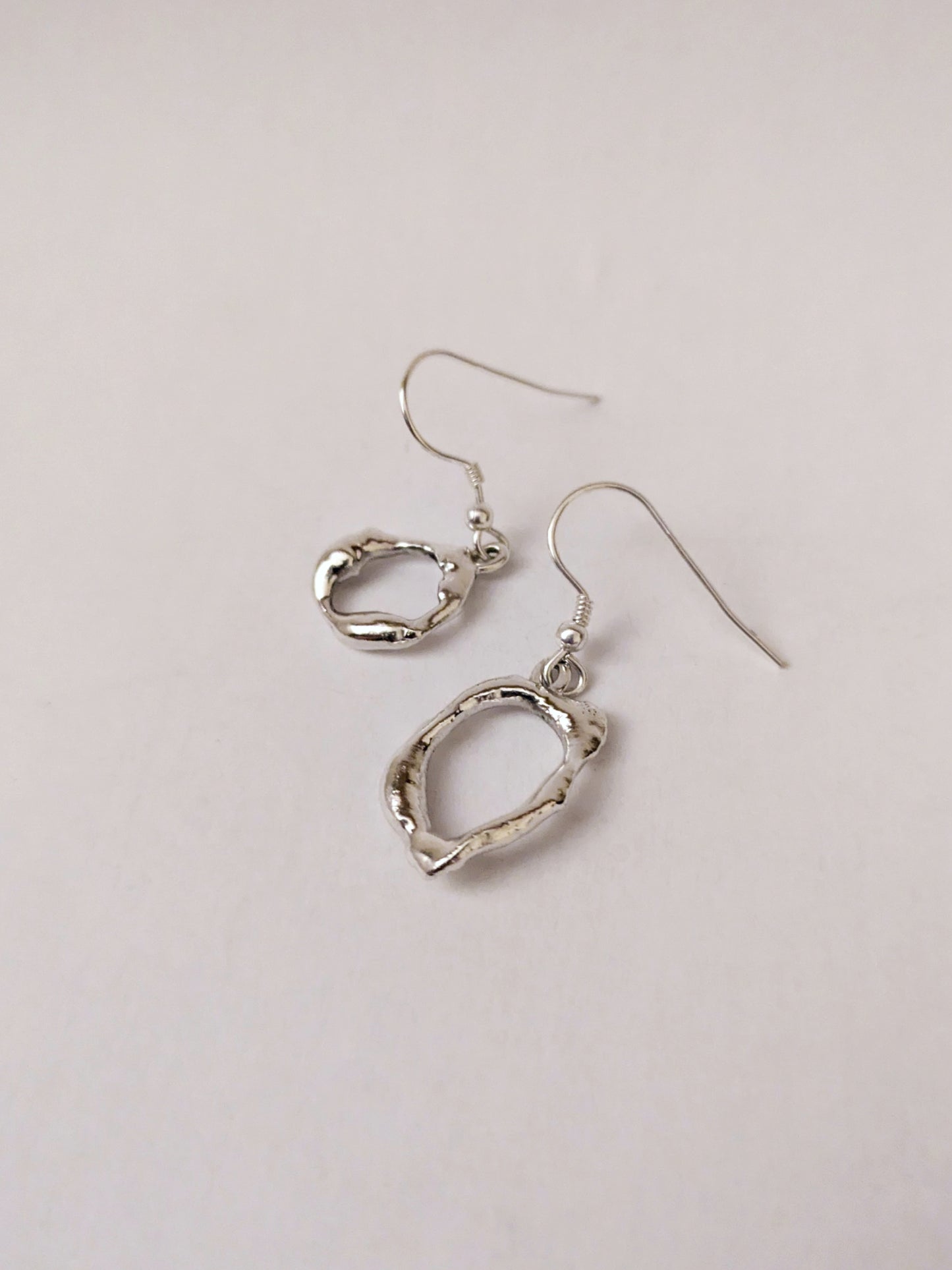 Molten Scrap Drop Earrings