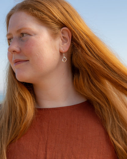 Molten Scrap Drop Earrings